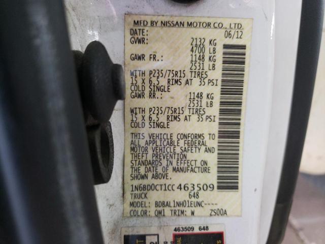 Photo 10 from auction – 2012 NISSAN FRONTIER S with VIN 1N6BD0CT1CC463509