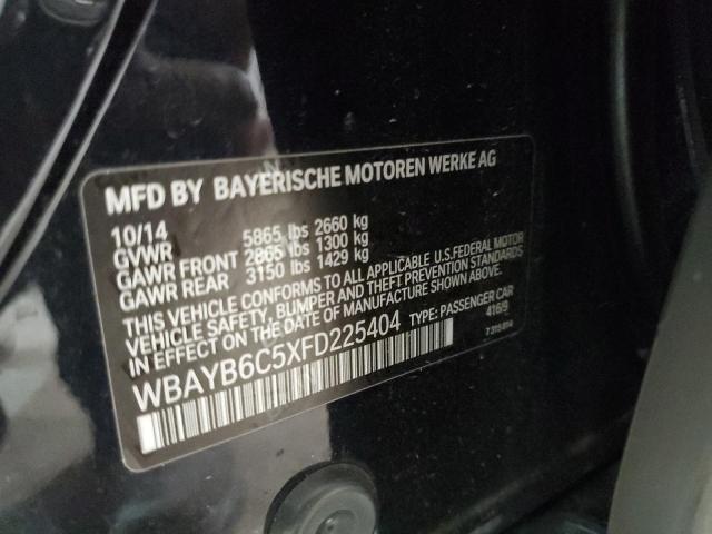 Photo 10 from auction – 2015 BMW 750 XI with VIN WBAYB6C5XFD225404