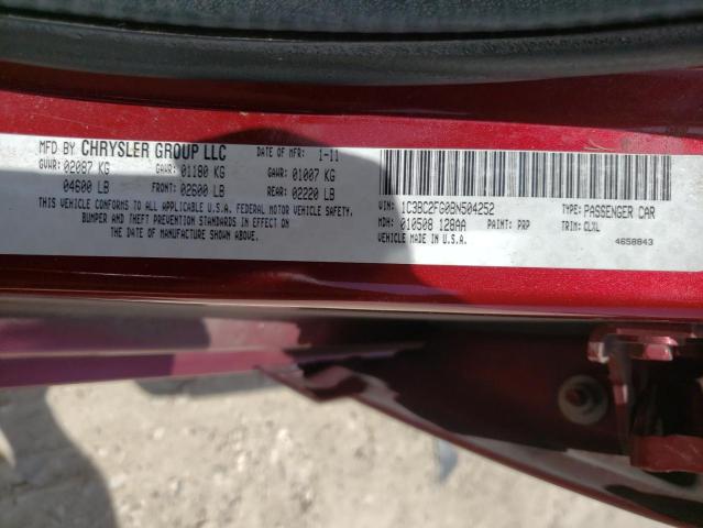 Photo 10 from auction – 2011 CHRYSLER 200 LIMITE with VIN 1C3BC2FG0BN504252