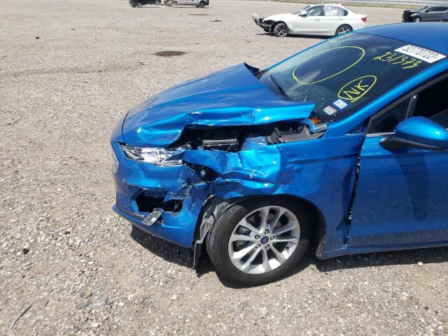 Photo 9 from auction – 2020 FORD FUSION SE with VIN 3FA6P0HD9LR231373