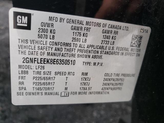 Photo 10 from auction – 2014 CHEVROLET EQUINOX LS with VIN 2GNFLEEK8E6350510