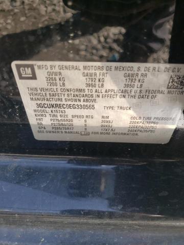 Photo 10 from auction – 2014 CHEVROLET SILVERADO with VIN 3GCUKREC0EG330565