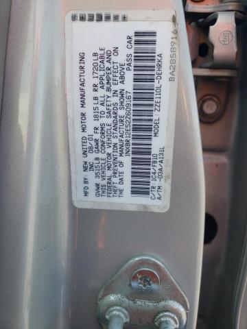 Photo 10 from auction – 2002 TOYOTA COROLLA CE with VIN 1NXBR12E52Z609167
