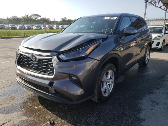 Photo 2 from auction – 2022 TOYOTA HIGHLANDER with VIN 5TDZZRAH2NS544087