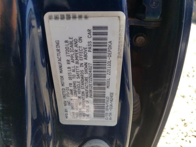 Photo 10 from auction – 2002 TOYOTA COROLLA CE with VIN 1NXBR12E72Z604827