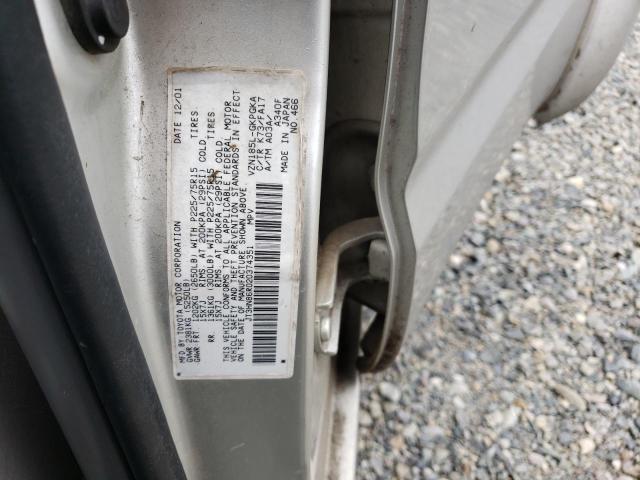 Photo 10 from auction – 2002 TOYOTA 4RUNNER SR with VIN JT3HN86R020374351