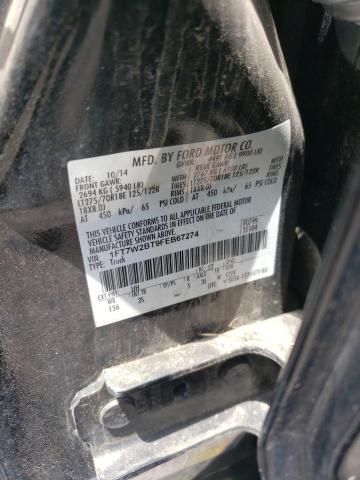 Photo 10 from auction – 2015 FORD F250 SUPER with VIN 1FT7W2BT9FEB67274
