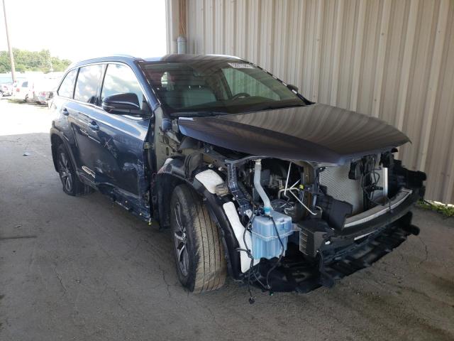 TOYOTA HIGHLANDER 2018 with VIN 5TDJZRFH3JS901244 - Photo from auction
