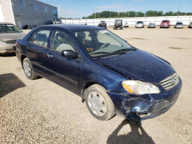 TOYOTA COROLLA CE 2003 with VIN 2T1BR32E53C749203 - Photo from auction
