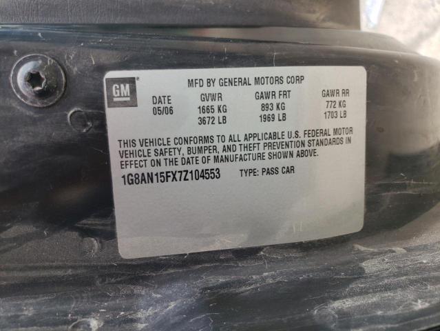 Photo 10 from auction – 2007 SATURN ION LEVEL with VIN 1G8AN15FX7Z104553