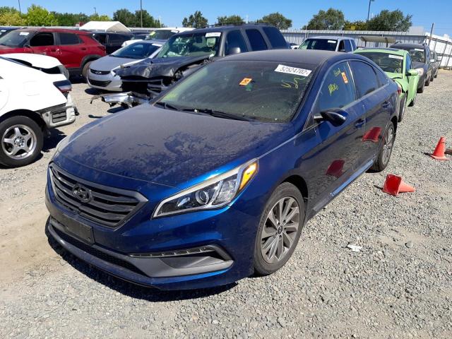 Photo 2 from auction – 2017 HYUNDAI SONATA SPO with VIN 5NPE34AF9HH486491