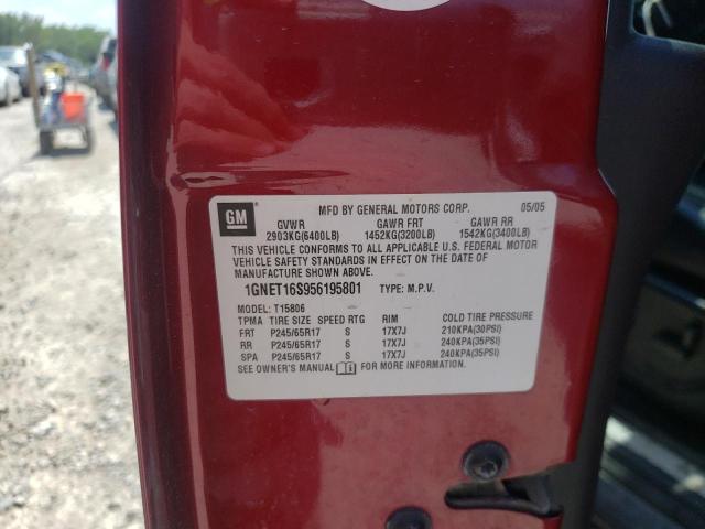 Photo 10 from auction – 2005 CHEVROLET TRAILBLAZE with VIN 1GNET16S956195801