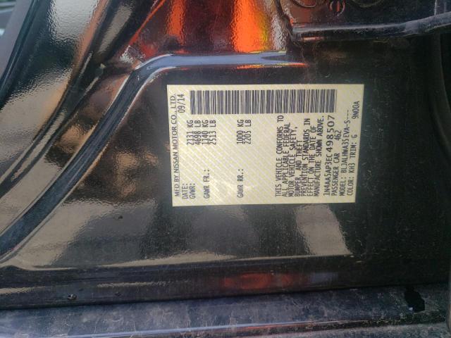 Photo 10 from auction – 2014 NISSAN MAXIMA S with VIN 1N4AA5AP3EC498507