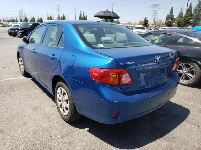 Photo 3 from auction – 2009 TOYOTA COROLLA BA with VIN JTDBL40E499092905