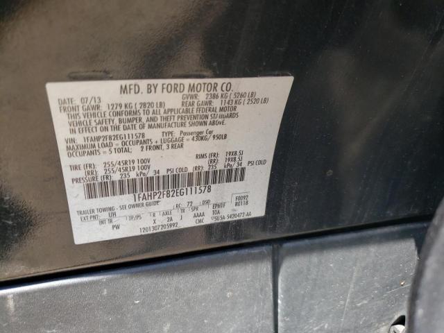 Photo 10 from auction – 2014 FORD TAURUS LIM with VIN 1FAHP2F82EG111578