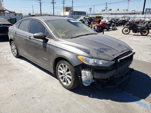 Photo 1 from auction – 2017 FORD FUSION SE with VIN 3FA6P0LUXHR325907