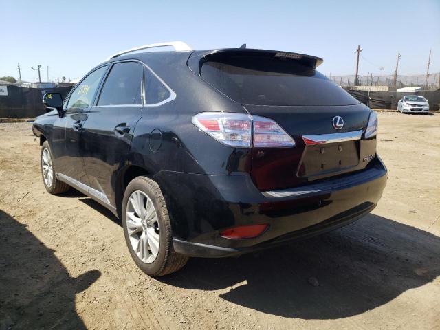Photo 3 from auction – 2012 LEXUS RX 450 with VIN JTJZB1BA2C2407059