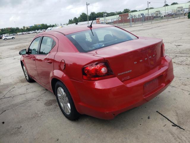 Photo 3 from auction – 2012 DODGE AVENGER SE with VIN 1C3CDZAB2CN165758