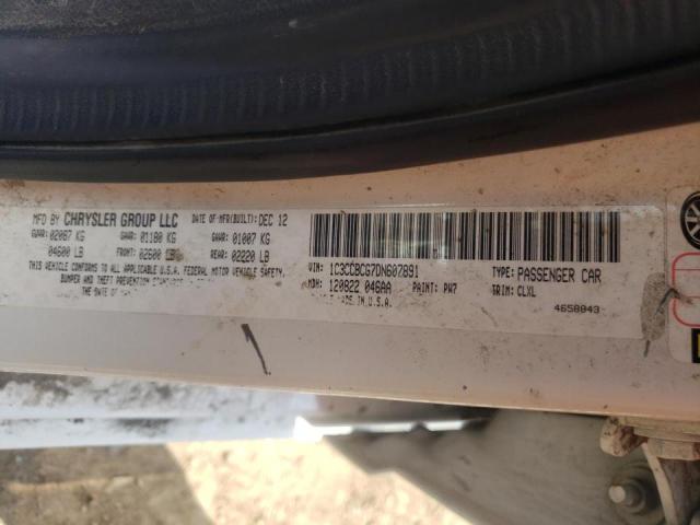 Photo 10 from auction – 2013 CHRYSLER 200 LIMITE with VIN 1C3CCBCG7DN607891