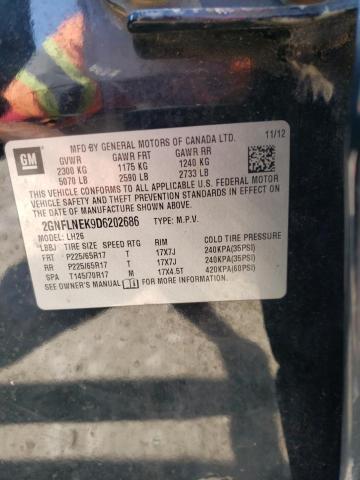 Photo 10 from auction – 2013 CHEVROLET EQUINOX LT with VIN 2GNFLNEK9D6202686