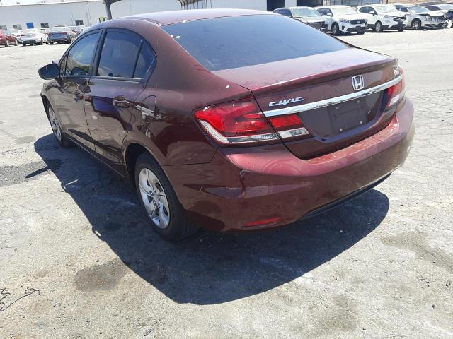 Photo 3 from auction – 2015 HONDA CIVIC LX with VIN 2HGFB2F55FH539402