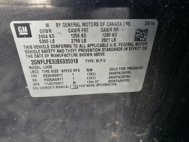 Foto 10 de la subasta – 2014 CHEVROLET EQUINOX LT con VIN 2GNFLFE30E6335918
