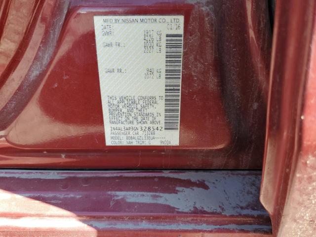 Photo 10 from auction – 2016 NISSAN ALTIMA 2.5 with VIN 1N4AL3AP3GN328542