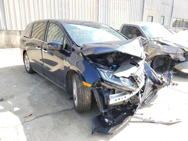 HONDA ODYSSEY EX 2018 with VIN 5FNRL6H75JB100679 - Photo from auction