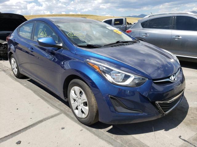 Photo 1 from auction – 2016 HYUNDAI ELANTRA SE with VIN 5NPDH4AEXGH765628