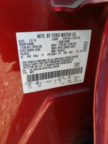 Photo 10 from auction – 2015 LINCOLN MKX with VIN 2LMDJ8JK9FBL33656