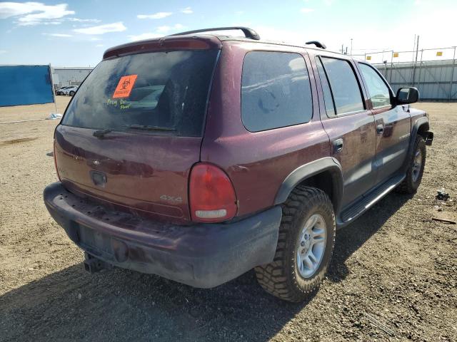 Photo 4 from auction – 2001 DODGE DURANGO with VIN 1B4HS28N81F603248