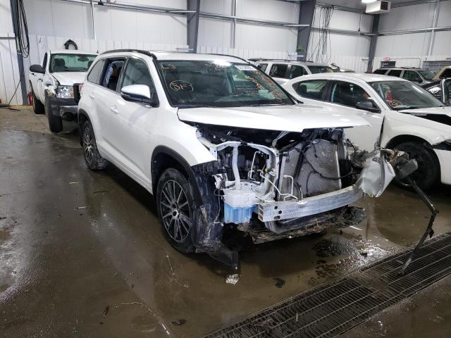 TOYOTA HIGHLANDER 2018 with VIN 5TDJZRFH7JS894959 - Photo from auction