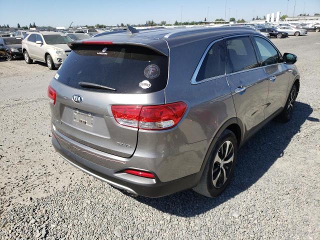 Photo 4 from auction – 2017 KIA SORENTO EX with VIN 5XYPH4A54HG283887