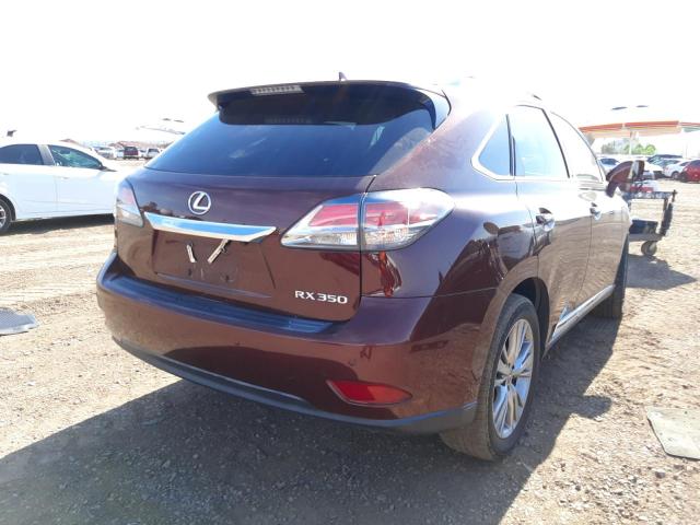 Photo 4 from auction – 2013 LEXUS RX 350 with VIN 2T2ZK1BA7DC109429