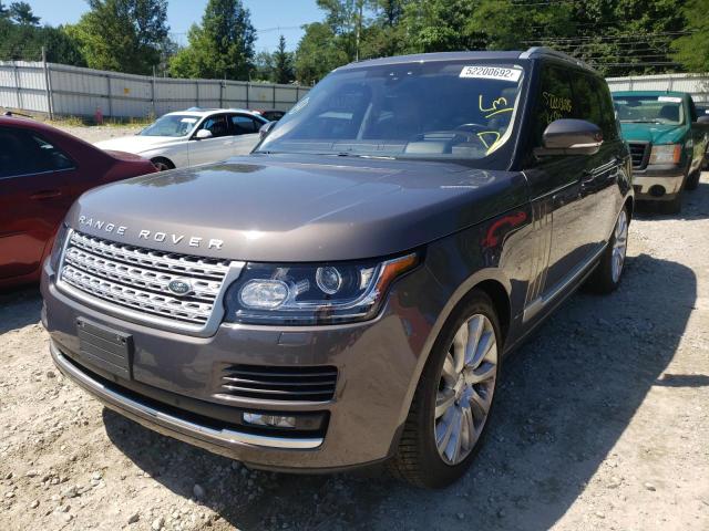 Photo 2 from auction – 2017 LAND ROVER RANGE ROVE with VIN SALGS2FK1HA321296