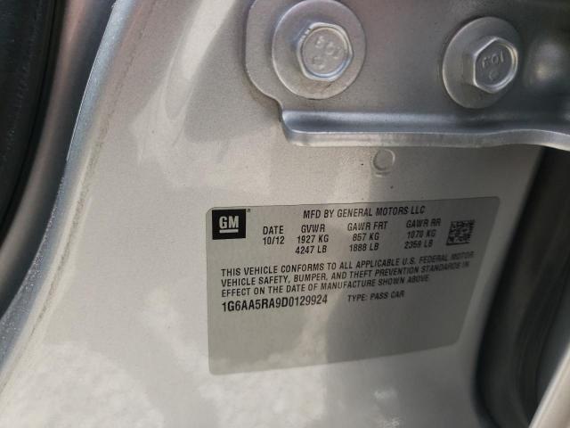Photo 10 from auction – 2013 CADILLAC ATS with VIN 1G6AA5RA9D0129924