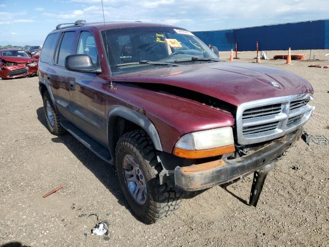 DODGE DURANGO 2001 with VIN 1B4HS28N81F603248 - Photo from auction