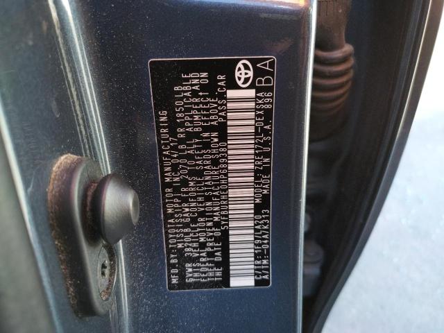 Photo 10 from auction – 2017 TOYOTA COROLLA L with VIN 5YFBURHE0HP689380