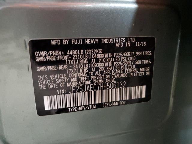Photo 10 from auction – 2017 SUBARU FORESTER 2 with VIN JF2SJAEC7HH506132