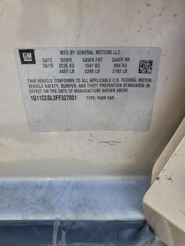Photo 10 from auction – 2015 CHEVROLET MALIBU 1LT with VIN 1G11C5SL3FF327801