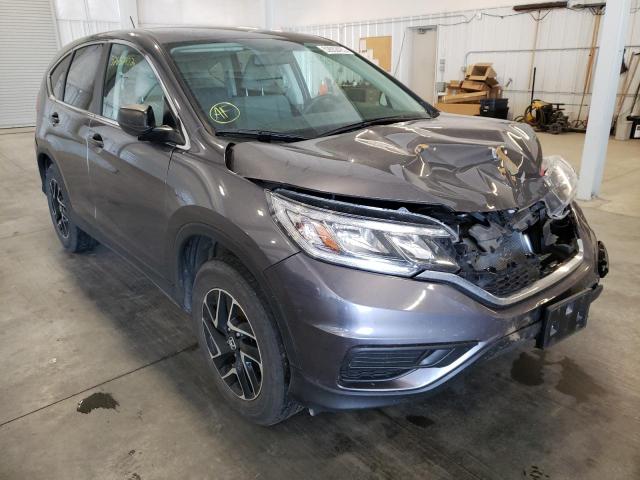 Photo 1 from auction – 2016 HONDA CR-V SE with VIN 2HKRM4H40GH705324