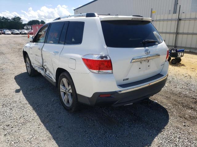 Photo 3 from auction – 2013 TOYOTA HIGHLANDER with VIN 5TDDK3EH0DS238784