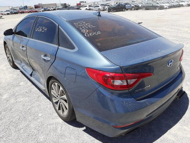 Photo 3 from auction – 2016 HYUNDAI SONATA SPO with VIN 5NPE34AF5GH360269