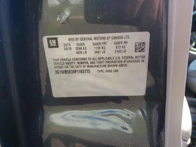 Photo 10 from auction – 2015 CHEVROLET IMPALA LIM with VIN 2G1WB5E39F1163773