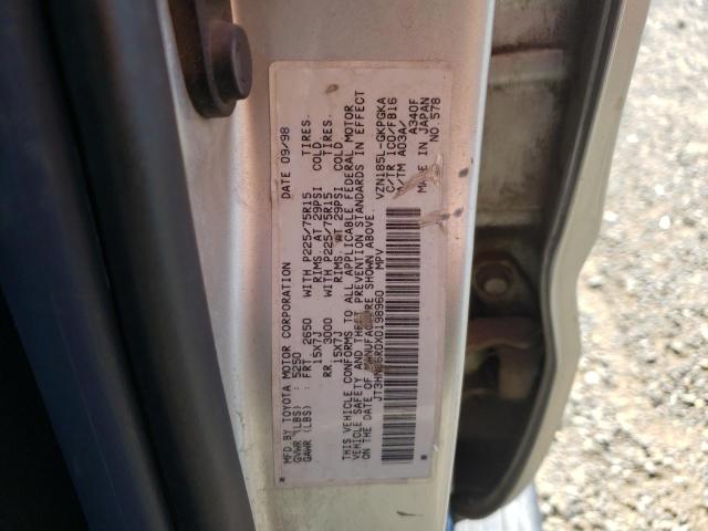 Photo 10 from auction – 1999 TOYOTA 4RUNNER SR with VIN JT3HN86R0X0198960