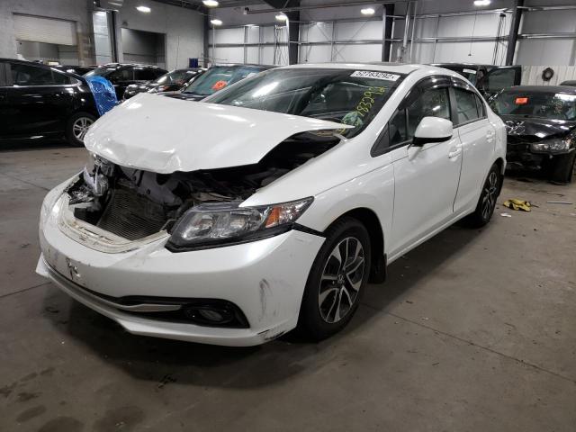 Photo 2 from auction – 2013 HONDA CIVIC EXL with VIN 19XFB2F9XDE258884