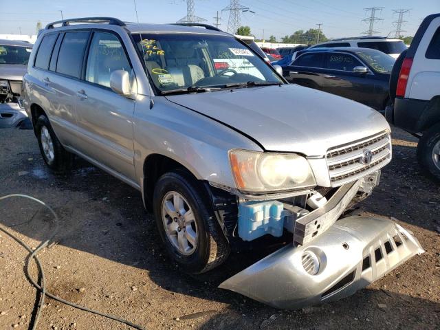 TOYOTA HIGHLANDER 2002 with VIN JTEHF21A720058433 - Photo from auction