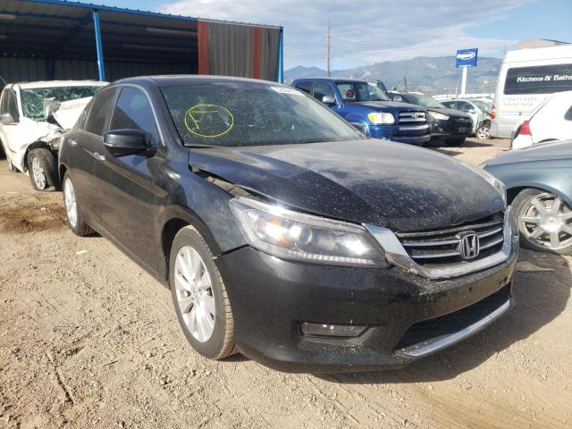 HONDA ACCORD EXL 2014 with VIN 1HGCR2F80EA123411 - Photo from auction