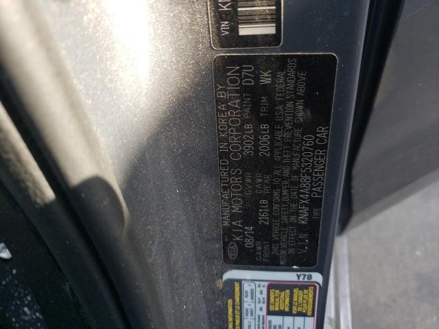 Photo 10 from auction – 2015 KIA FORTE EX with VIN KNAFX4A88F5320760