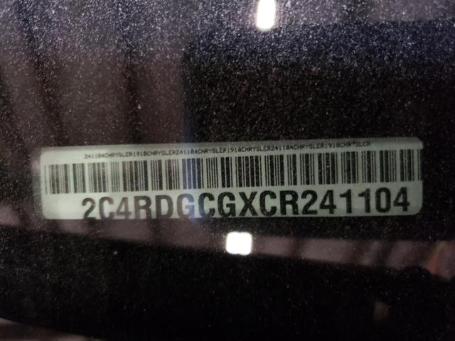 Photo 10 from auction – 2012 DODGE GRAND CARA with VIN 2C4RDGCGXCR241104